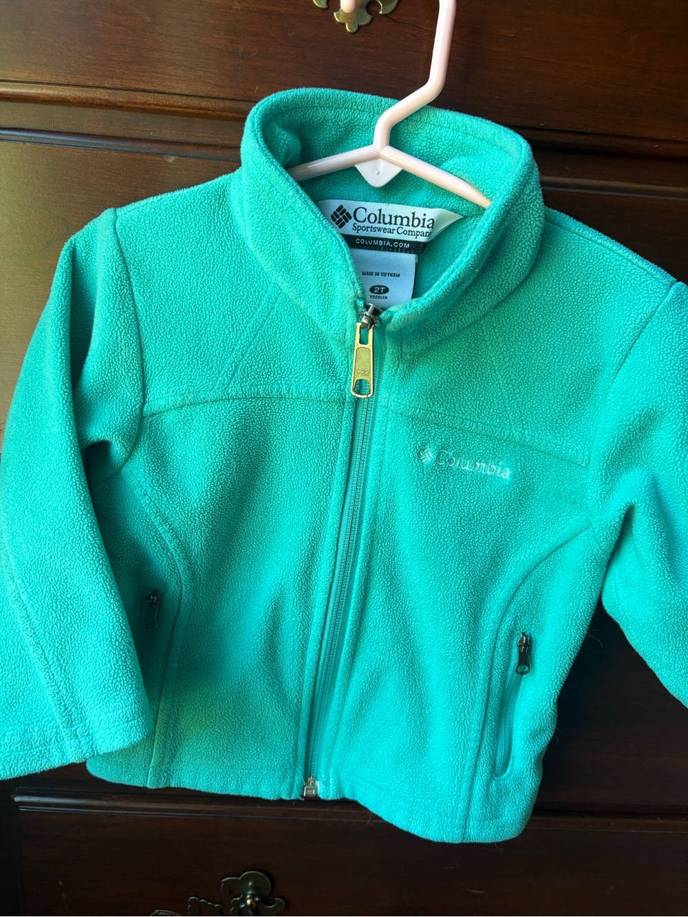 Columbia Kids' Teal Full-Zip Fleece Jacket